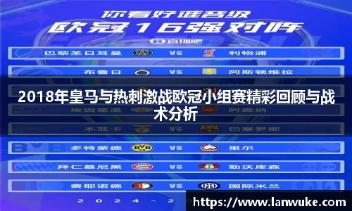 2018年皇马与热刺激战欧冠小组赛精彩回顾与战术分析